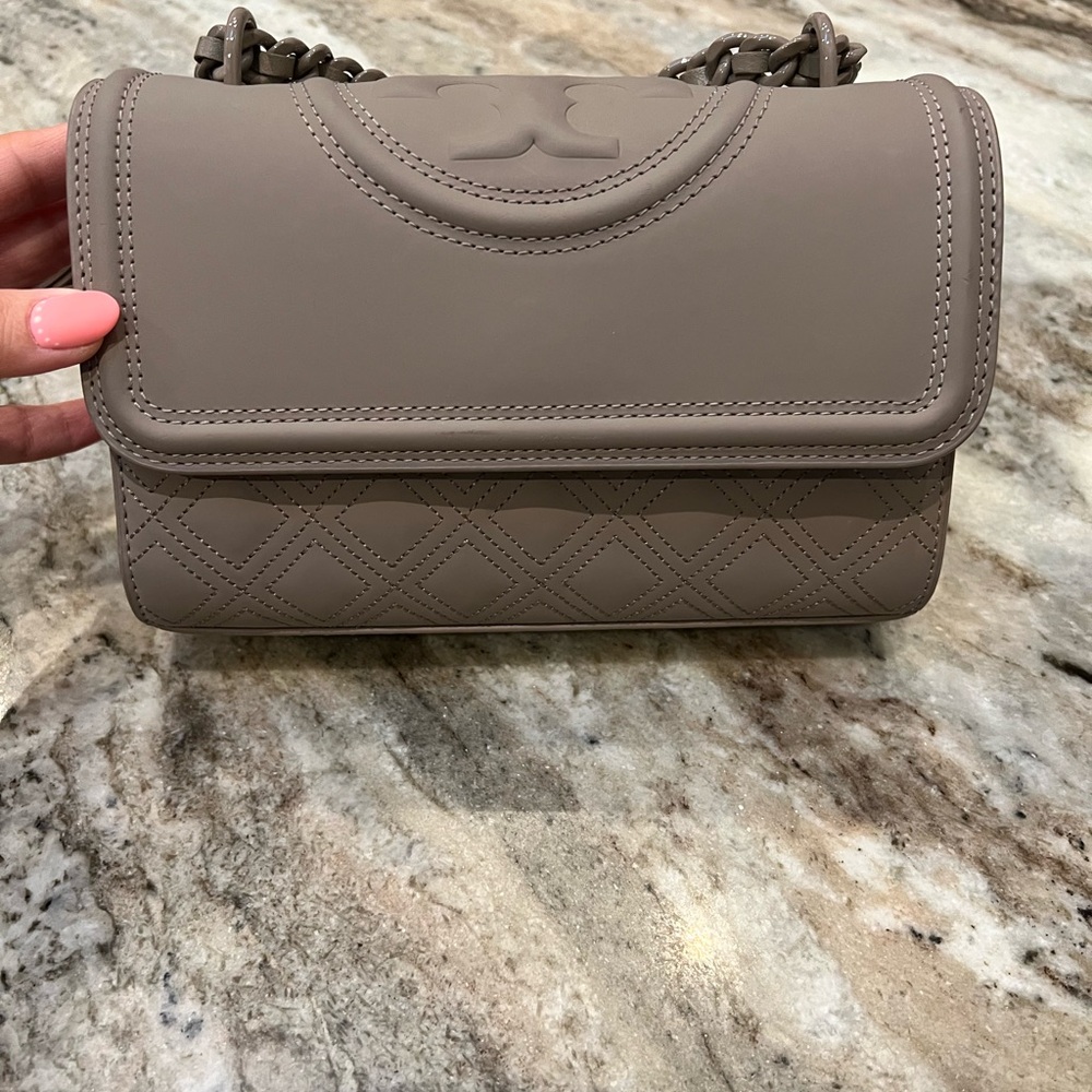 Tory Burch Small Fleming Matte Convertible Shoulder Bag